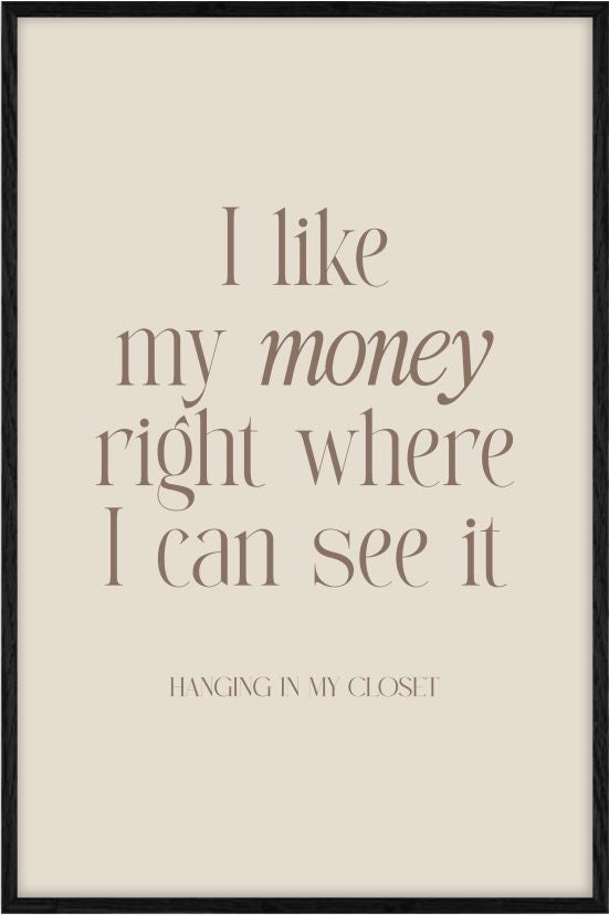 Hanging in my Closet