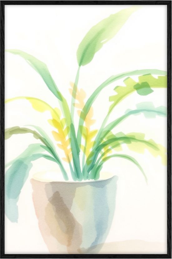 Watercolor pot