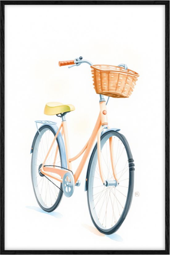 Bycicle with bascket