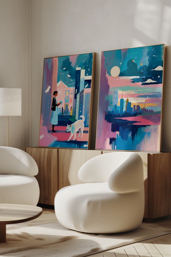 Reading in the street