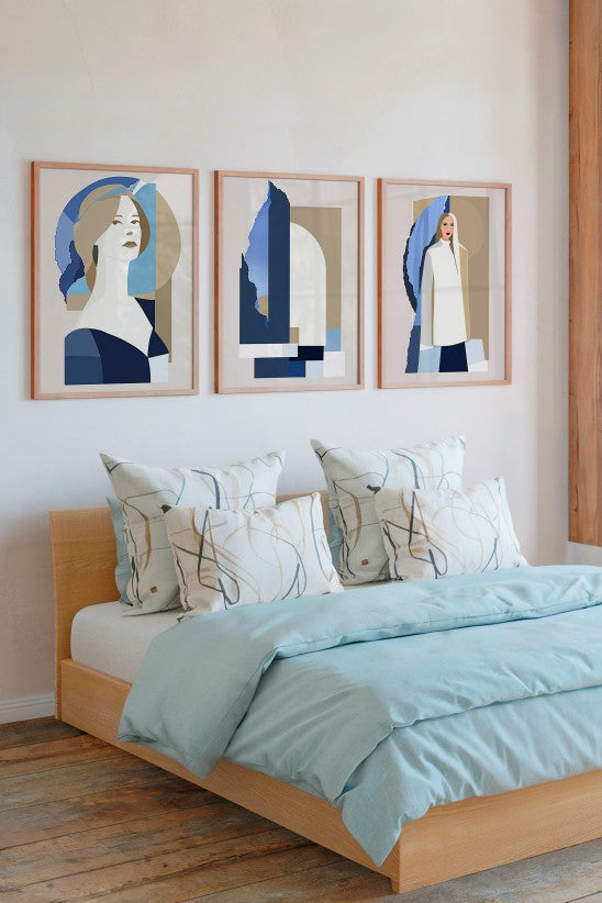 Set Portraits in Blue