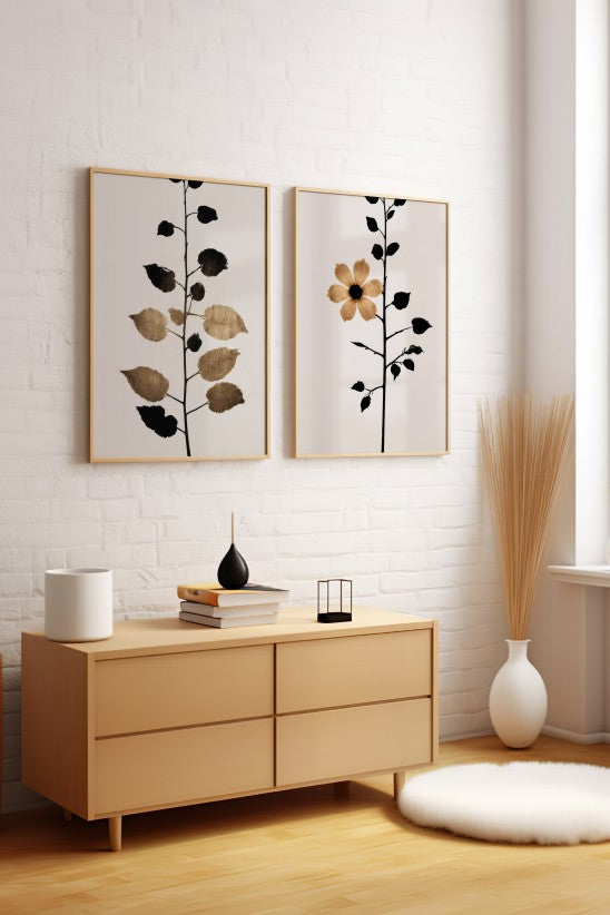 Set Botanical Silhouettes