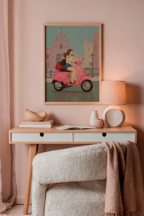 Scooter Girl in Rome