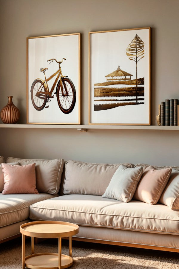 Golden bike